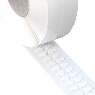 Kółka smoprzylepne, dwustronne, pianka akrylowa, grubość 1 mm 