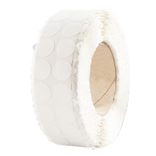 Kółka samoprzylepne, dwustronne, klej trwały/delikatny 20 mm | 5000 szt