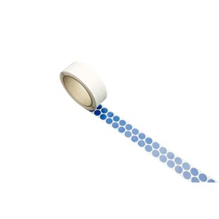 Kółka samoprzylepne płócienne, tekstylne, kolor granatowy 15 mm | 1.000 STK