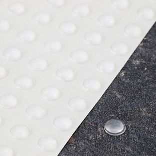 Odbojniki półkuliste, samoprzylepne 6.4 mm | przezroczysty 