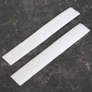 Taśma rzepowa samoprzylepna w odcinkach, haczyki + pętelki null | 20 x 150 mm