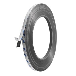 Taśma magnetyczna, samoprzylepna, mocna 15 mm | 30 m | 1,5 mm