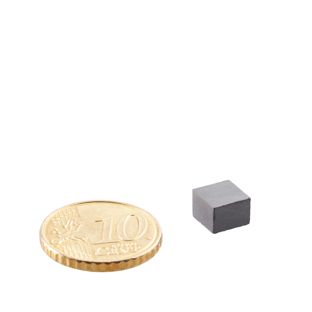 Magnesy sztabkowe, magnes ferrytowy, Y35 7 x 7 mm  | 5 mm