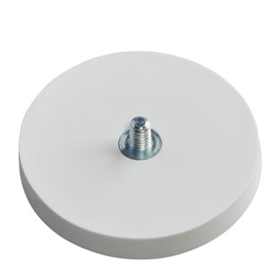 Magnesy powlekane gumą z gwintem 43 mm | null | M4x6 mm