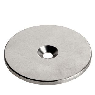 Metalowa dysk z otworem i podfrezowaniem 50 mm