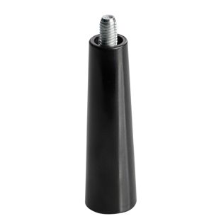 Plastikowa rękojeść z trzpieniem gwintowanym, czarna M5x7 mm
