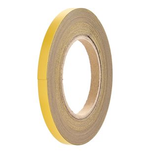 Kolorowa taśma magnetyczna 10 mm | żółty  | 10 m | 0.85 mm