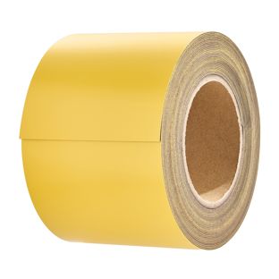 Kolorowa taśma magnetyczna 100 mm | żółty  | 10 m | 0.85 mm