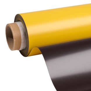 Kolorowa taśma magnetyczna 1070 mm | żółty  | 10 m | 0.85 mm
