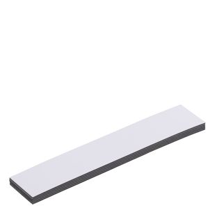Zapisywalne etykiety magnetyczne biały | 20 x 100 mm
