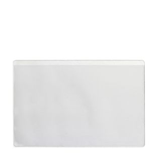 Kieszonki na wizytówki, samoprzylepne, folia PP, kolor przeźroczysty 95 x 60 mm  |  