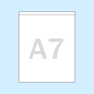 Kieszenie na dokumenty, samoprzylepne A7  | krótka krawędź  |   | PP 