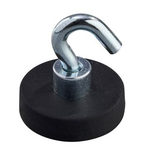 Magnes z haczykiem w gumowej powłoce 22 mm | null