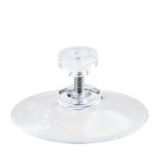 Przyssawka z gwintem i przeźroczystą nakrętką null | 40 mm | M4, długość 10 mm