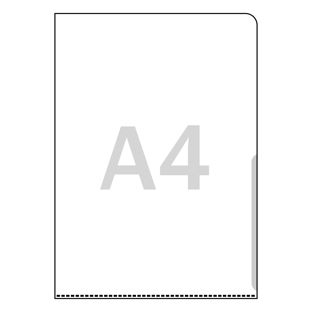 Ofertówki typu L dla formatu A4, przezroczysta  gładka  | 160 µm