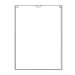 Okładki ochronne, 210 x 297 mm, otwarty krótki bok, kolor przezroczysty 