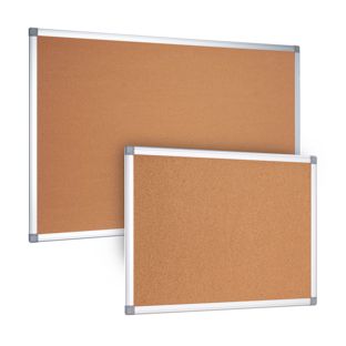 Tablica korkowa z aluminiową ramą 