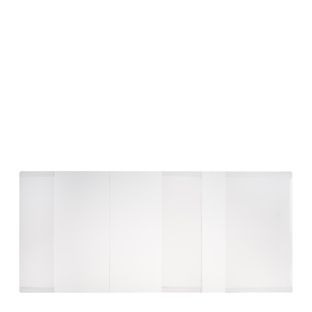 Okładki na akta 180 x 405 mm, 3 częściowe, folia PP, kolor przezroczysty 