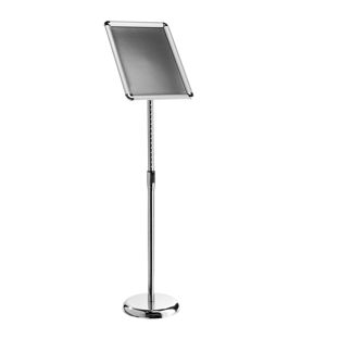 Stojak na plakaty aluminiowy ELEVATE, wolnostojący, A3 