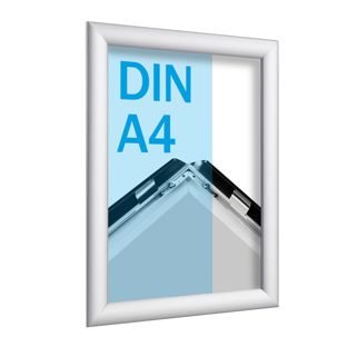 Ramka zatrzaskowa, aluminiowa, A4 