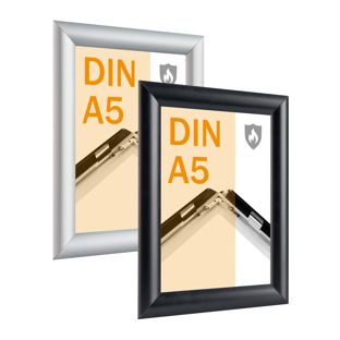 Ognioodporna ramka zatrzaskowa A5 z certyfikatem odporności ogniowej B-s1, d0 