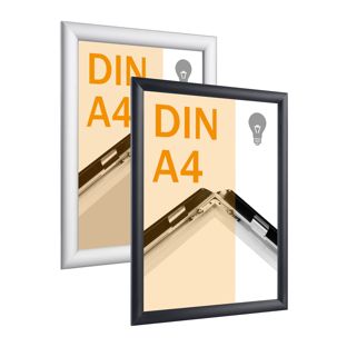 Ramka zatrzaskowa LED, format A4 