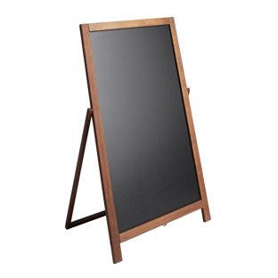 Ekspozytor tablicowy do zapisywania kredą, powierzchnia do zapisywania 440 × 770 mm 
