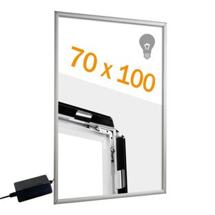 Ramka aluminiowa LED, format B1, 25 mm 