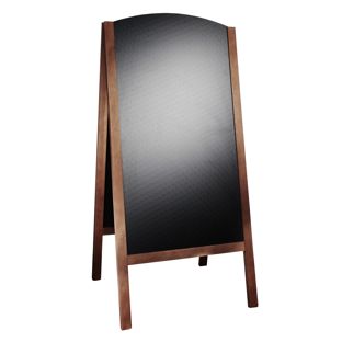 Drewniany potykacz WOOD-STOP Switch L Outdoor, tablica 53 x 102 cm, imitacja drewna 