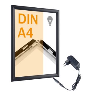 Ramka zatrzaskowa LED, format A4 null