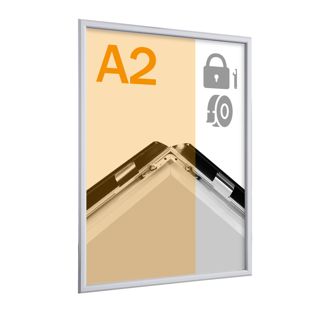 Zabezpieczona przed manipulacją rama zatrzaskowa A2, 19 mm, samoprzylepna 