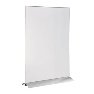 Uchwyt na menu w kształcie litery T z aluminiową podstawą zaciskową orientacja pionowa | A3