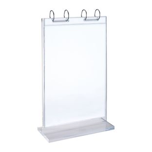 Uchwyt typu T FLIP z mechanizmem ringowym i kieszeniami PVC A4 