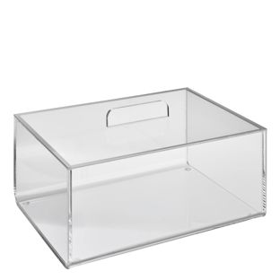 Pudełko akrylowe z pokrywą 240 x 175 x 100 mm | wpuszczana pokrywa