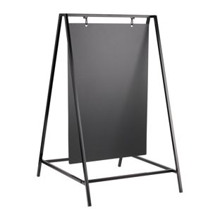 Potykacz kredowy Swing, 50 x 70 cm, czarny 