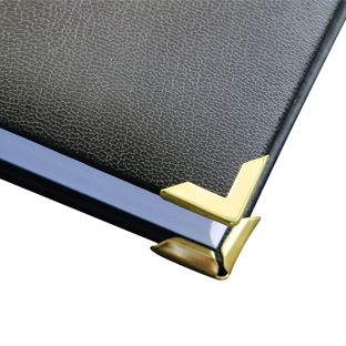 Narożniki introligatorskie metal PS 16 - 16 x 16 mm  | pokryte mosiądzem 