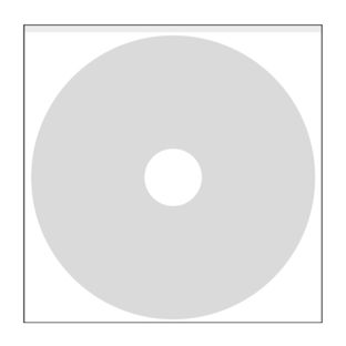 Kieszonki na CD, samoprzylepne, kwadratowe z klapką 