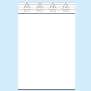 Woreczki strunowe, folia PE 50 µm | 60 x 80 mm 