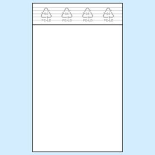 Woreczki strunowe, folia PE 50 µm | 70 x 100 mm 