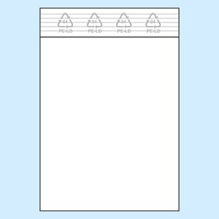 Woreczki strunowe, folia PE 50 µm | 75 x 90 mm 