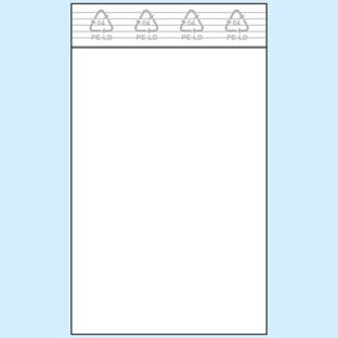 Woreczki strunowe, folia PE 90 µm | 80 x 120 mm 