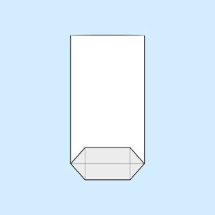 Torebki krzyżowe, folia OPP 85 x 145 mm 