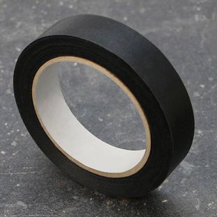 Taśma introligatorska grzbietowa w najlepszej cenie, specjalny papier, struktura lnu czarny  | 38 mm