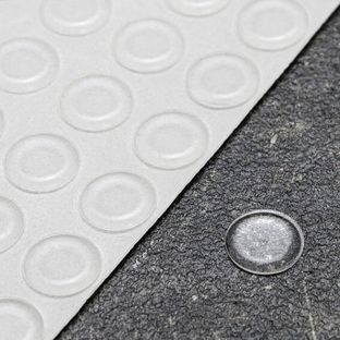 Odbojniki, okrągłe, samoprzylepne 12.7 mm | przezroczysty 