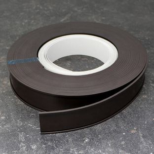 Profil magnetyczny do etykiet, profil C, na rolce 40 mm | w tym papier i folia ochronna  | 10 m