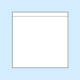 Kieszenie na dokumenty, samoprzylepne 60 x 55/60 mm  | pojedyncza krawędź  |   | PP 