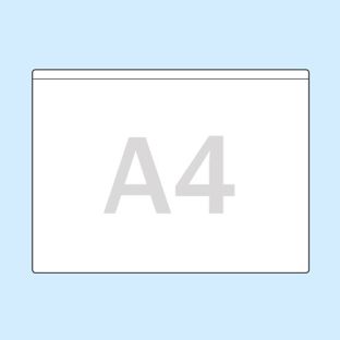 Kieszenie na dokumenty, samoprzylepne A4  | długi bok  |   | PP 