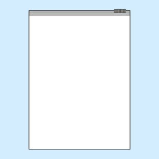 Woreczki z zamknięciem typu zip, folia PE 75 µm | 320 x 440 mm 