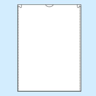 Okładki ochronne, 148 x 210 mm, otwarty krótki bok, kolor przezroczysty 