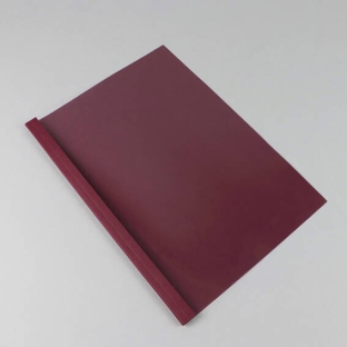 Okładki do termobindowania A4, tektura skóropodobna, 60 arkuszy, bordeaux  | 6 mm  | 240 g/m²